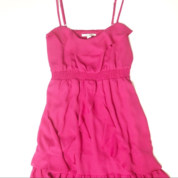 Max and Cleo Fuchsia Ruffle Dress - Picture 2 of 8
